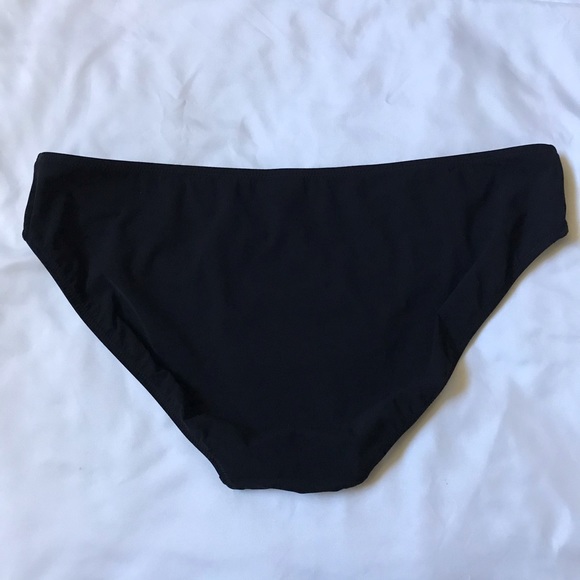 Profile Sport Gottex Black Bikini Bottom Size 14 - Picture 4 of 8